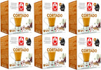 Bonini Dolce Gusto Compatible Cortado Coffee Pods (Pack of 6, Total 96 pods)