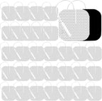 Tens Unit Electrode Pads 32Pcs 2x2" Upgraded Reusable Tens Unit Pads Replacement Compatible with TENS 7000, AUVON, NURSAL, Etekcity, Nicwell Care, TENKER, HealthmateForever TENS