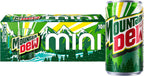 Mountain Dew Soda, 7.5 Fl Oz Mini Cans (Pack of 10)