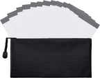 Feminine Personal Disposal Seal Bags- 100 White Opaque Seal Bags for Sanitary, Discreet Disposal for Tampons, Pads, and Liners (Black)