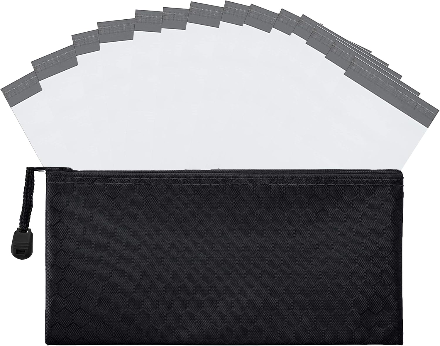 Feminine Personal Disposal Seal Bags- 100 White Opaque Seal Bags for Sanitary, Discreet Disposal for Tampons, Pads, and Liners (Black)