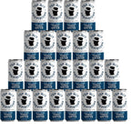 Top Hat East India Tonic Water with Real Quinine - Ideal for Cocktails & Mocktails - Profoundly Carbonated & Less Sweet - 52 Calories per Can - 7.5 Fl oz (Pack of 24)