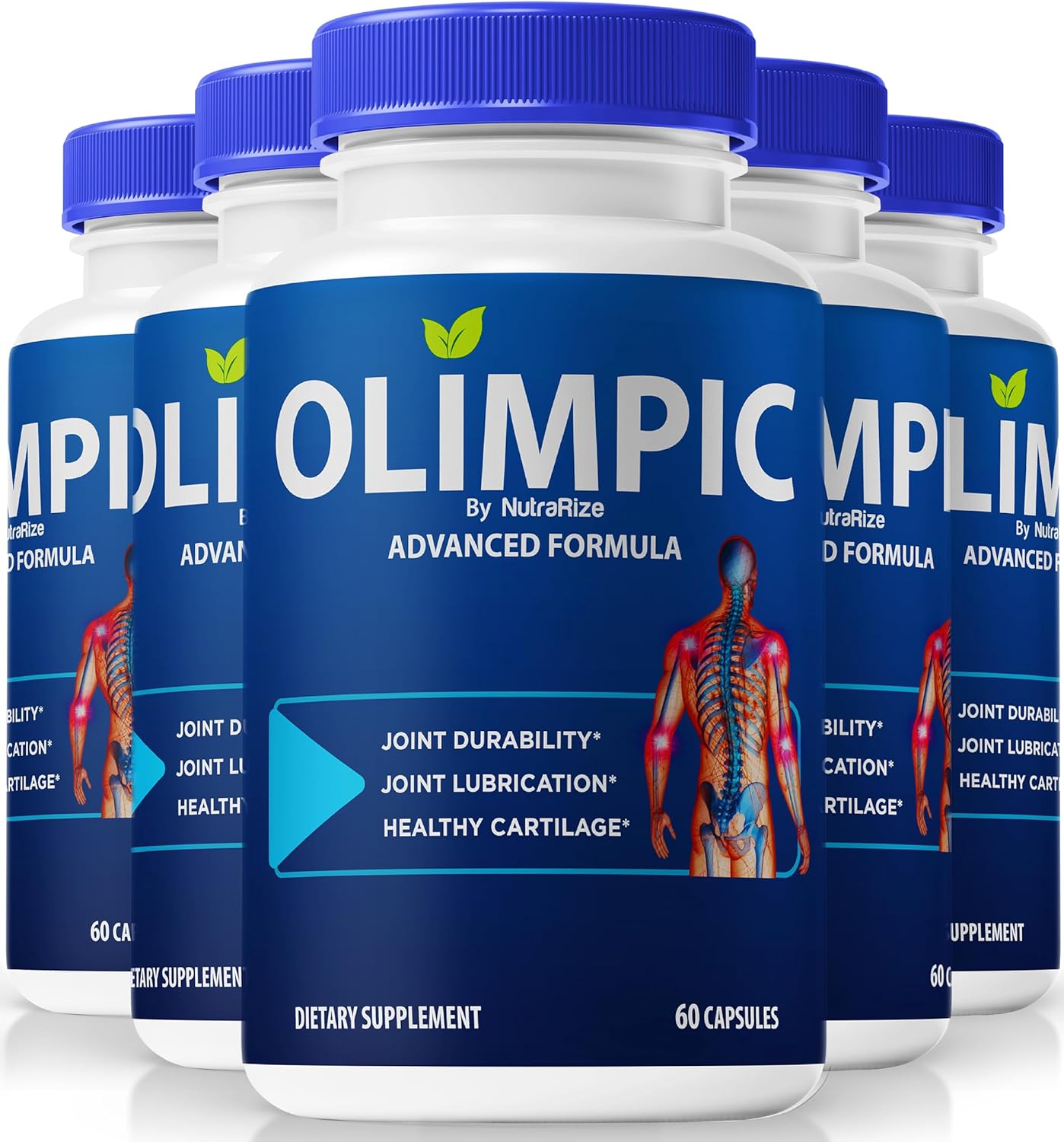 (5 Pack) Olimpic Pills, Official Olimpic Capsules For Joint Health, All Natural Ingredients - For Flexibility and Mobility, Premium Joint Support Formula, Olimpic Pastillas, Review (300 Capsules)