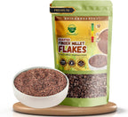 Danodia Foods Finger Millet Flakes (Ragi) – 450g (0.99 lbs) | Gluten-Free & Non-GMO | Traditional Unpolished Millet Flakes | Ideal for Indian & Fusion Recipes