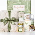 Sympathy Gift Baskets for Loss of Loved One - Bereavement Grief Condolences Gifts for Loss of Mother Father Husband - Miscarriage Care Package for Women Hug in a Box Memorial Gifts for Loss of Mom Dad