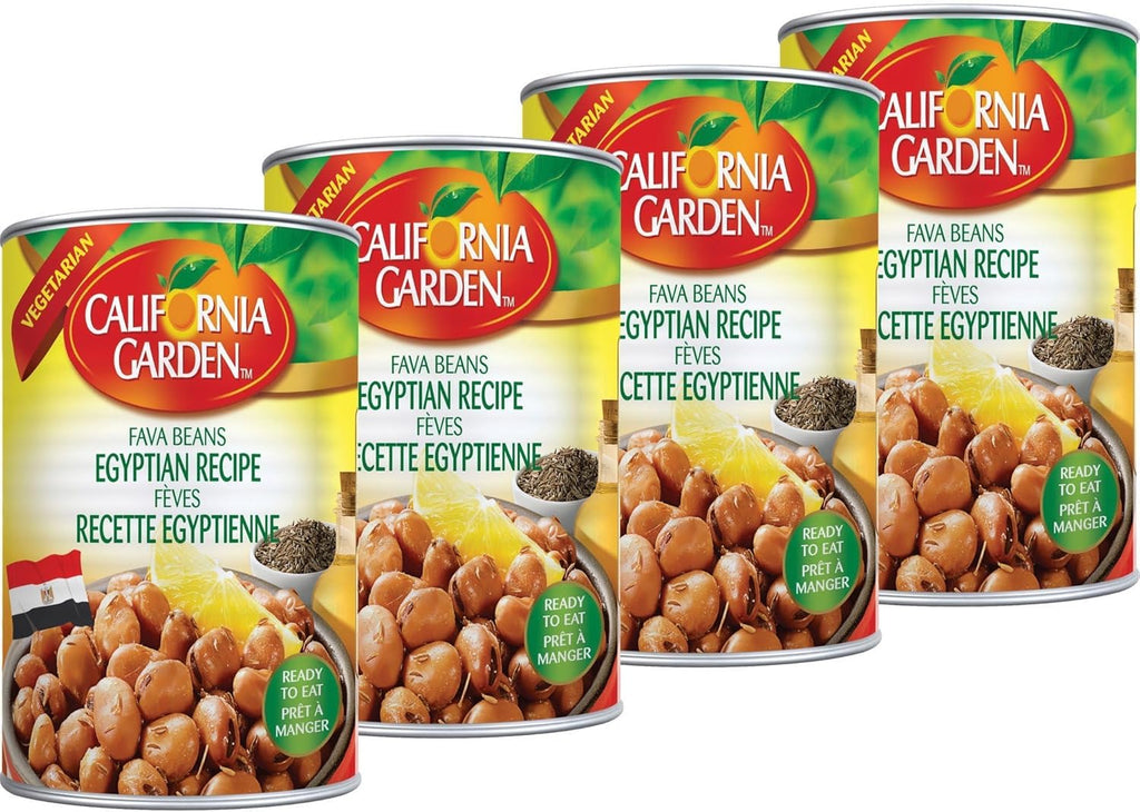 California Garden - Egyptian Style Fava Beans 16 oz (4 Pack)