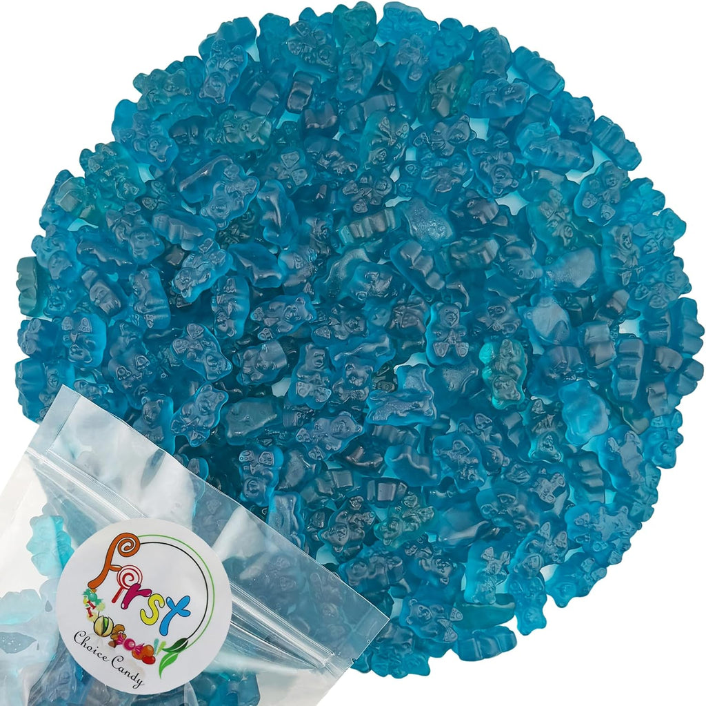 FirstChoiceCandy Gummy Bears (Blue Raspberry, 2 LB)