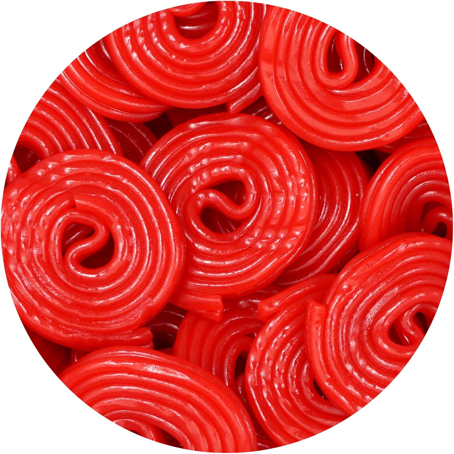 Broadway Strawberry Wheels Licorice Candy, 1 Pound Bulk Bag, Licorice Wheels Candy