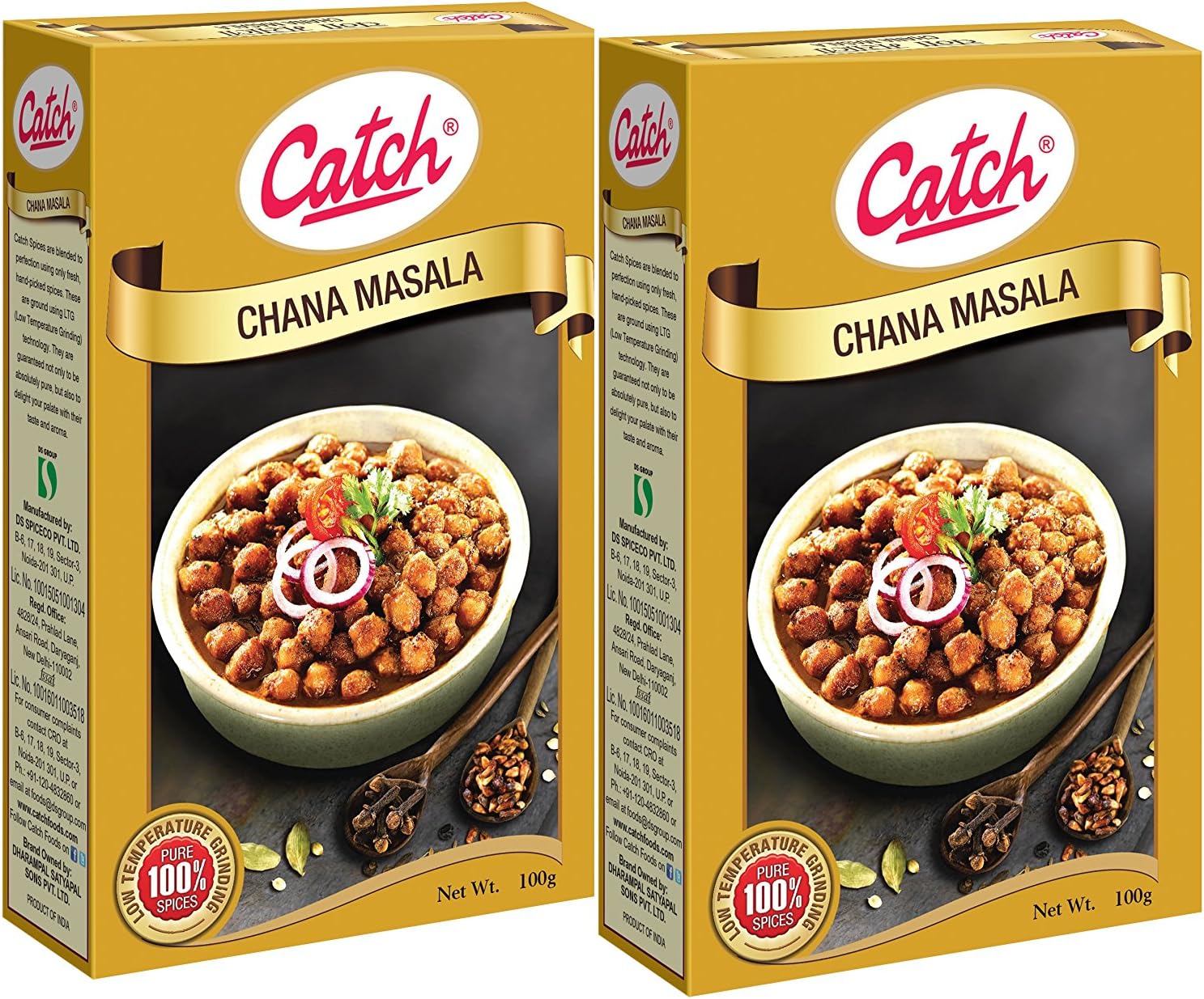 Catch Spices Chana Masala 100gms With 10% Discount (pack of 2)