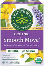 Traditional Medicinals Organic Smooth Move Laxative Tea, 16 Tea Bags (Pack of 1)