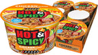 Nissin Hot & Spicy Ramen Noodle Soup, Chicken, 3.32 Ounce (Pack of 6)
