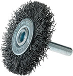 Mercer Industries 182020B - 2" x 1/4" Shank Crimped Wire Wheels, .014 Carbon Steel Wire (20 pack)