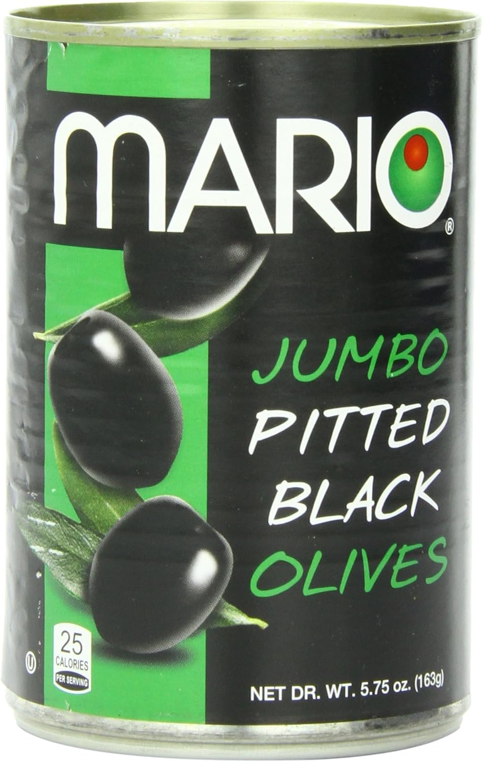 Mario Camacho Foods Black Olives, Jumbo Pitted, 5.75 Ounce (Pack of 12)