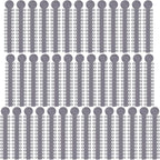 Angzhili Dental Ligature Ties for Braces,Orthodontic Ligature Ties,1040 Pcs Elastic O-Ring (Gray)