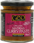 Geo Organics Organic Madras Curry Paste 180g