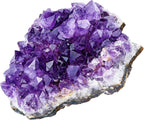 Top Plaza Natural Amethyst Geode Cave Healing Crystal Stones Rock Cluster Druzy Witchcraft Raw Amethyst Gemstone Specimen (0.18-0.33 Pound)