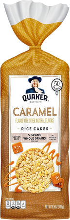 Quaker Rice Cakes, Caramel, 6.5 Oz