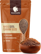 Gourmanity Whole Caraway Seeds, Non-Irradiated, Caraway Seeds For Bread, Cooking and Grinder Refill, Product of Finland 1lb [16oz] bag