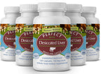 Perfect Supplements – Perfect Desiccated Liver – 120 Capsules – Undefatted Beef Liver – Natural Source of Protein, Iron, Vitamins A & B – 5 Pack