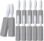 Emycool Pumice Stone Toilet Bowl Cleaner, 12 Pack Toilet Pumice Stone with Handle for Toilet Cleaning, Bathtubs, Sinks, Swimming Pools, Grills