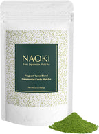Naoki Matcha Fragrant Yame Blend – Authentic Japanese First Harvest Ceremonial Grade Matcha Green Tea Powder from Yame, Fukuoka (100g / 3.5oz)