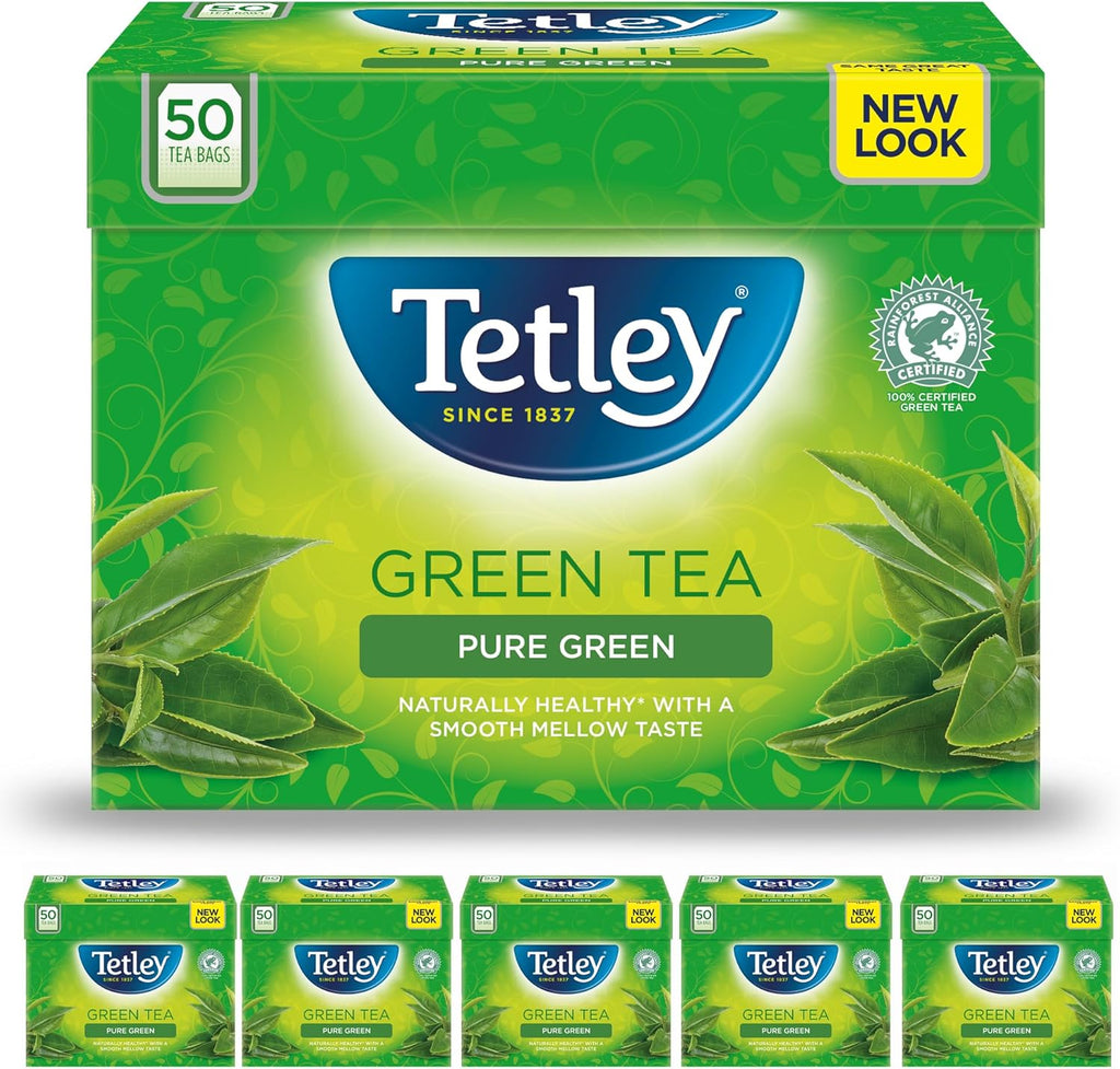 Tetley - Green Tea Pure 50 Bags - 100g