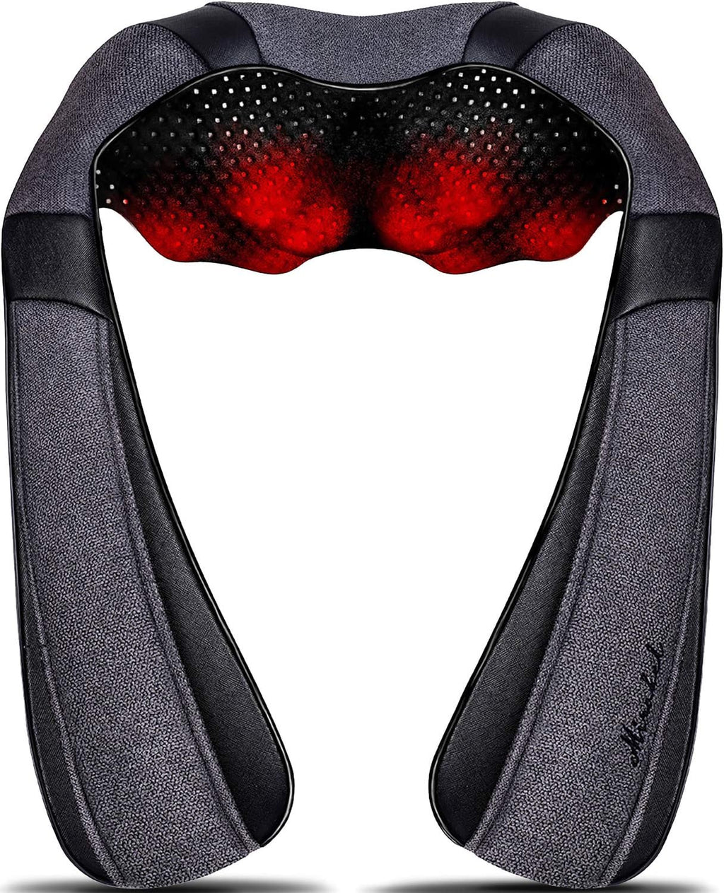 Mirakel Neck Massager for Pain Relief Deep Tissue, Shiatsu Shoulder & Back Massager with Heat, Electric Kneading Whole Body Massage - Mothers Day Gifts for Mom, Wife, Women, Dad, Men (NOT Cordless)