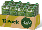 Pacific Foods Organic Unsweetened Coconut Milk, Plant Based Milk, 32 oz Carton (12 Pack)