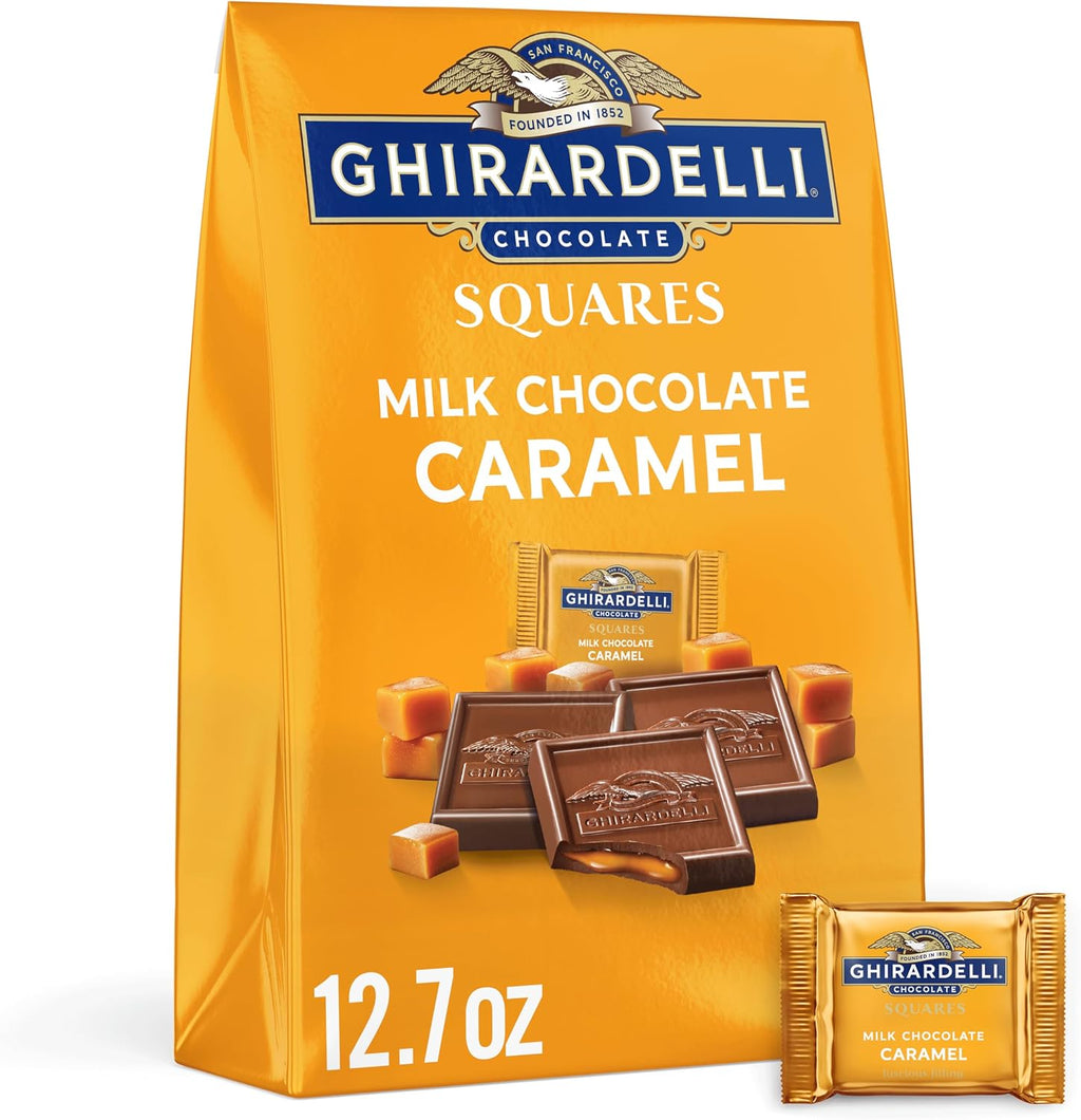 Ghirardelli, Milk Chocolate Caramel Squares, 12.7 Ounce