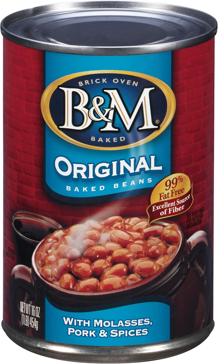 B&M Baked Beans, Original Flavor, 16 Ounce (Pack of 12)