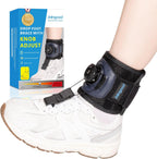 AFO Foot Drop Brace for Walking with Shoes, Drop Foot Brace with Reel-Adjust Dorsiflexion Assist, Adjustable Foot Brace for Drop Foot Support, Fits Left or Right Foot for Women Men (S/M)