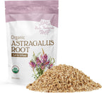 Organic Astragalus Root Cut & Sifted, 1 Pound (Astragalus membranaceus) USDA Certified | Resealable Pouch| Packaged in The USA
