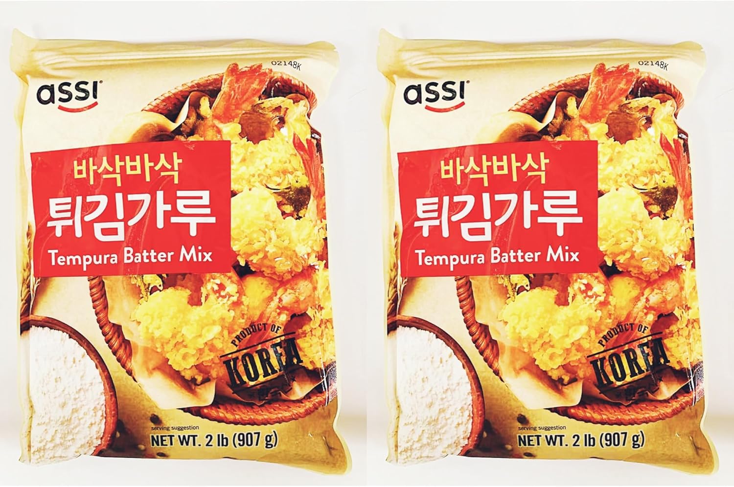 Assi Korean Tempura Batter Mix, 2 lb, 2 Pack
