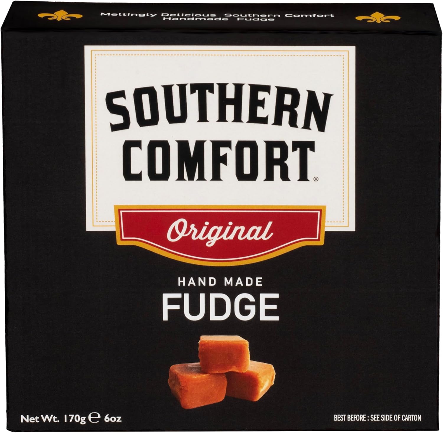 Gardiners of Scotland Handmade Fudge 150g Square Carton, Southern Comfort Fudge