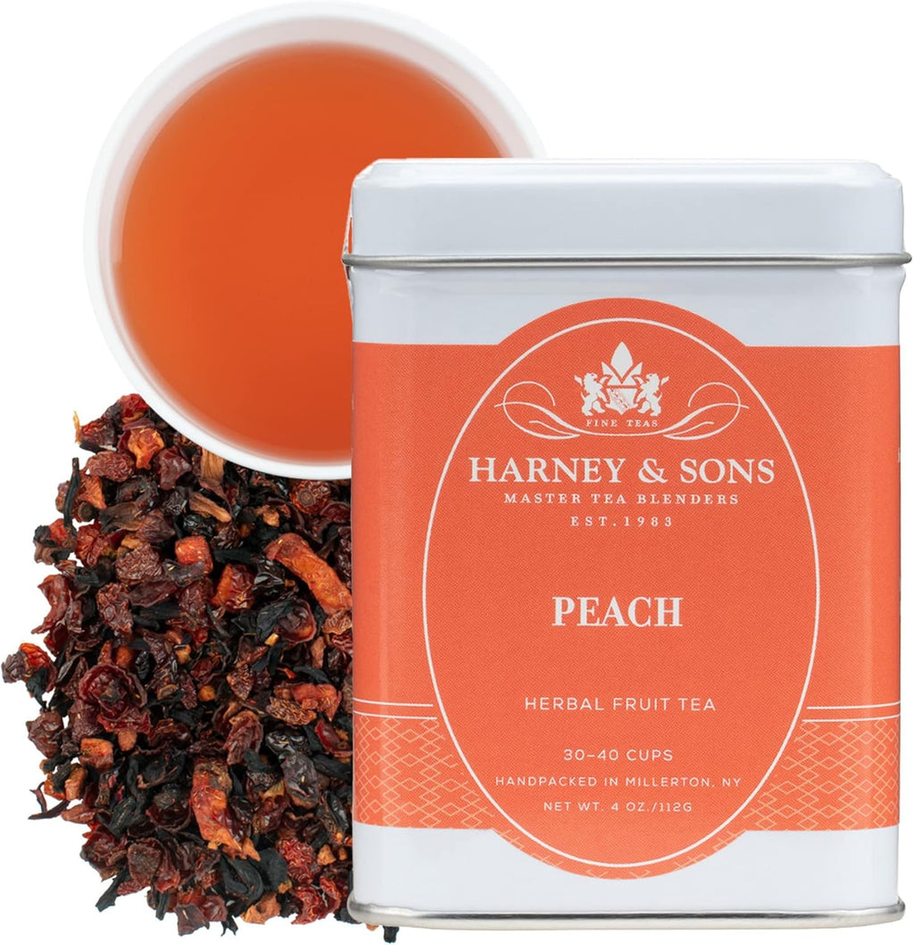 Harney & Sons Peach Fruit Tea | 4 ounce loose PeachFruit Tea