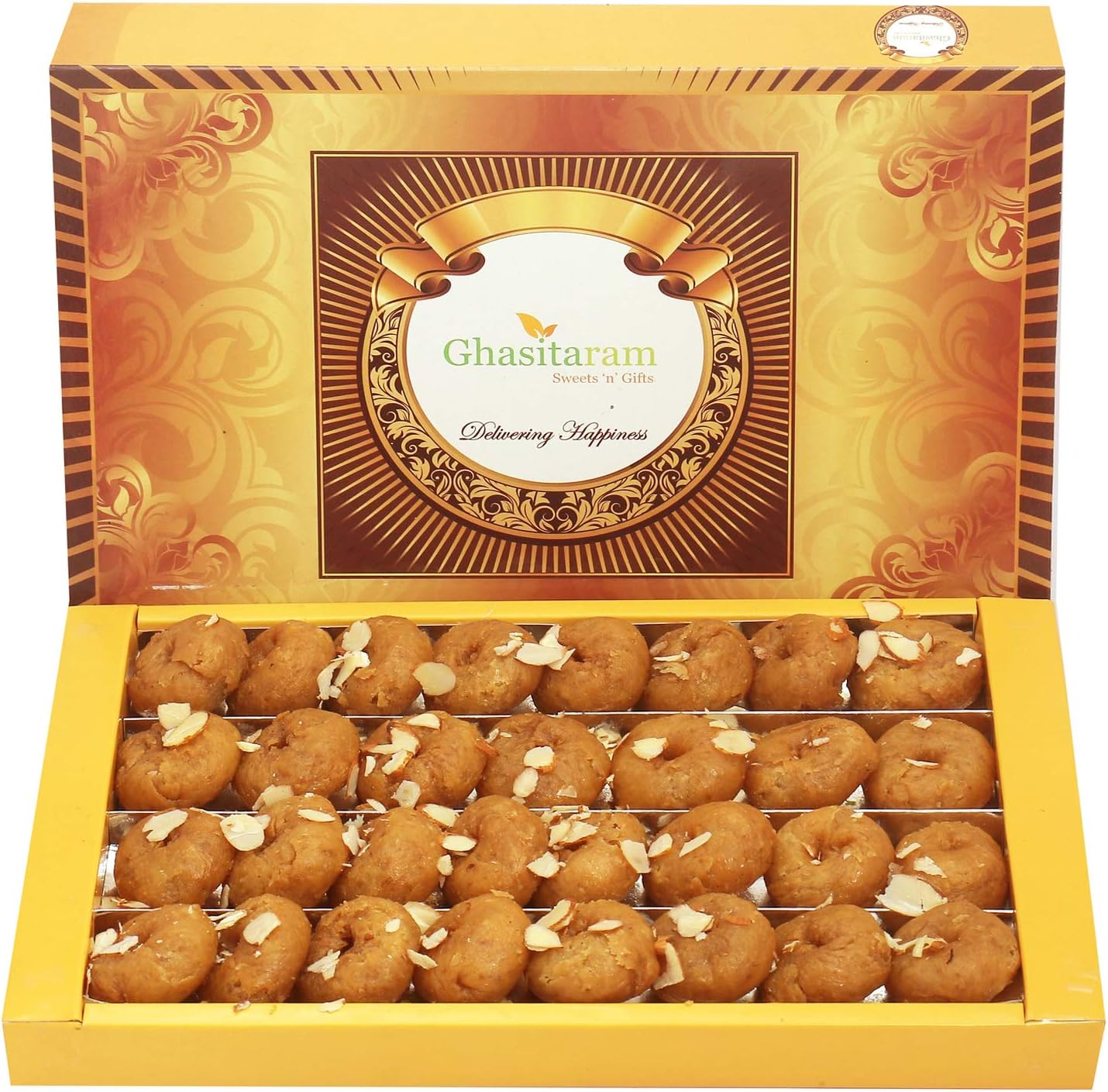 Ghasitaram Gifts Indian Sweets - Sweets- Ghasitaram's Delicious Balushai (800 gms)