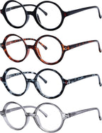 Eyekepper 4-pack Reading Glasses Women Small Lens Round Readers +1.50