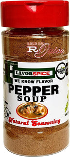 Nigerian Pepper Soup Seasoning 8oz | Crafted with 100% African Premium Traditional Local Natural Herbs and Spices With No Additives, Salt and Sugar Free, MSG Free, Gluten Free | Great For Keto, Great For Vegan