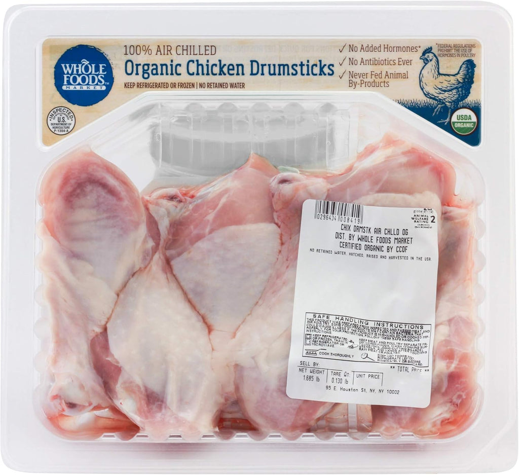 Whole Foods Market, Organic Chicken Drumstick Air Chilled Tray Pack Step 2