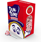 Dum Dums Strawberry Lollipops - Bulk Candy Box with Lollipops Individually Wrapped, Single Flavor Gourmet Suckers - 50 Count