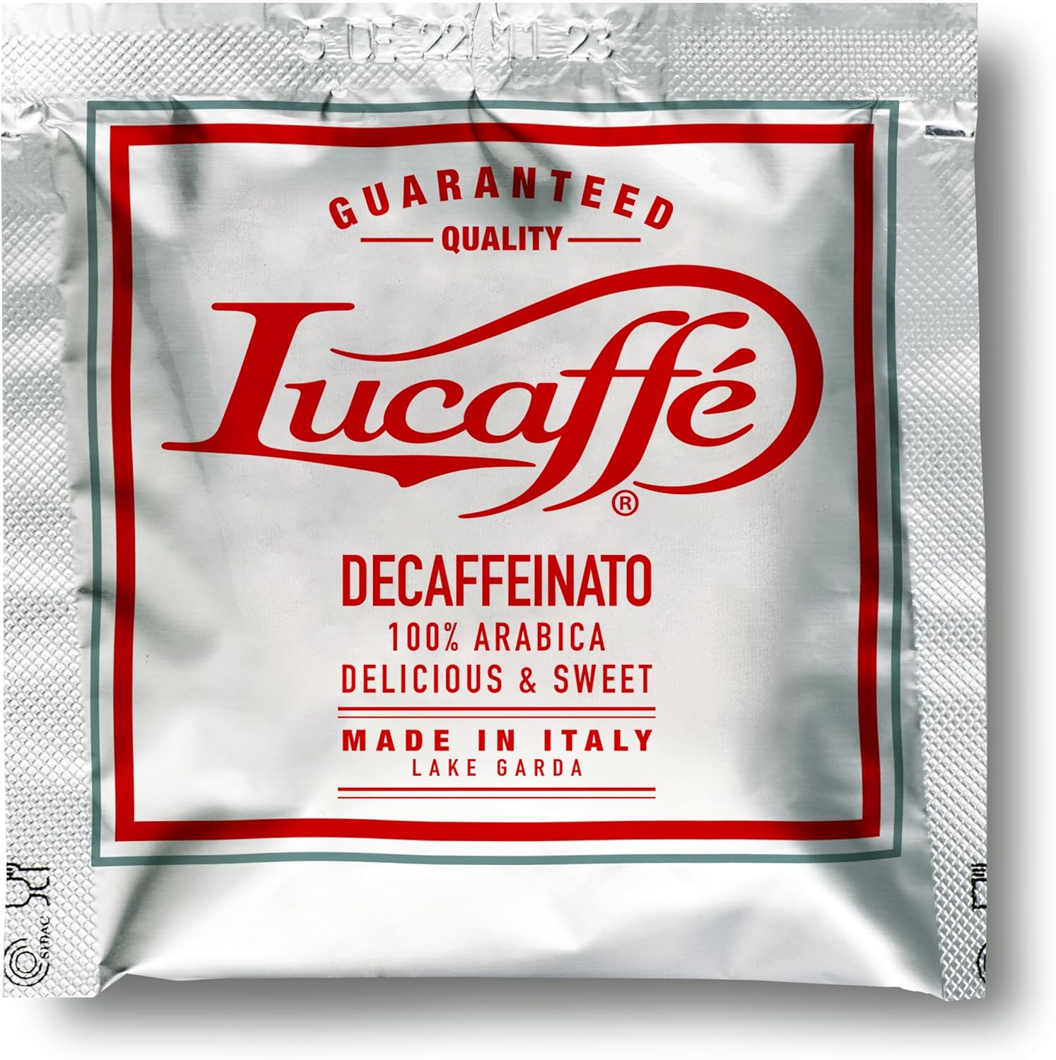 Lucaffe' 100% Arabica Decaf 40 ESE Espresso pods in Bulk Packaging (Pack of 1)