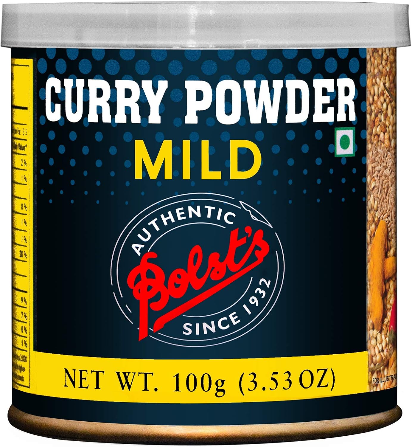 Bolst's Curry Powder Mild 3.5 oz
