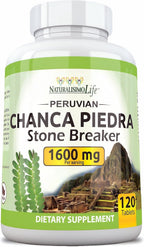 NaturalisimoLife Chanca Piedra 1600 mg per Serving – 120 Tablets - Peruvian Chanca Piedra