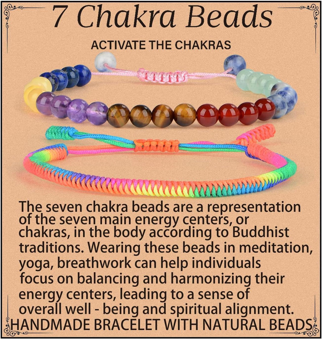 LPBeads Handmade Size Adjustable Natural Stone Bracelet