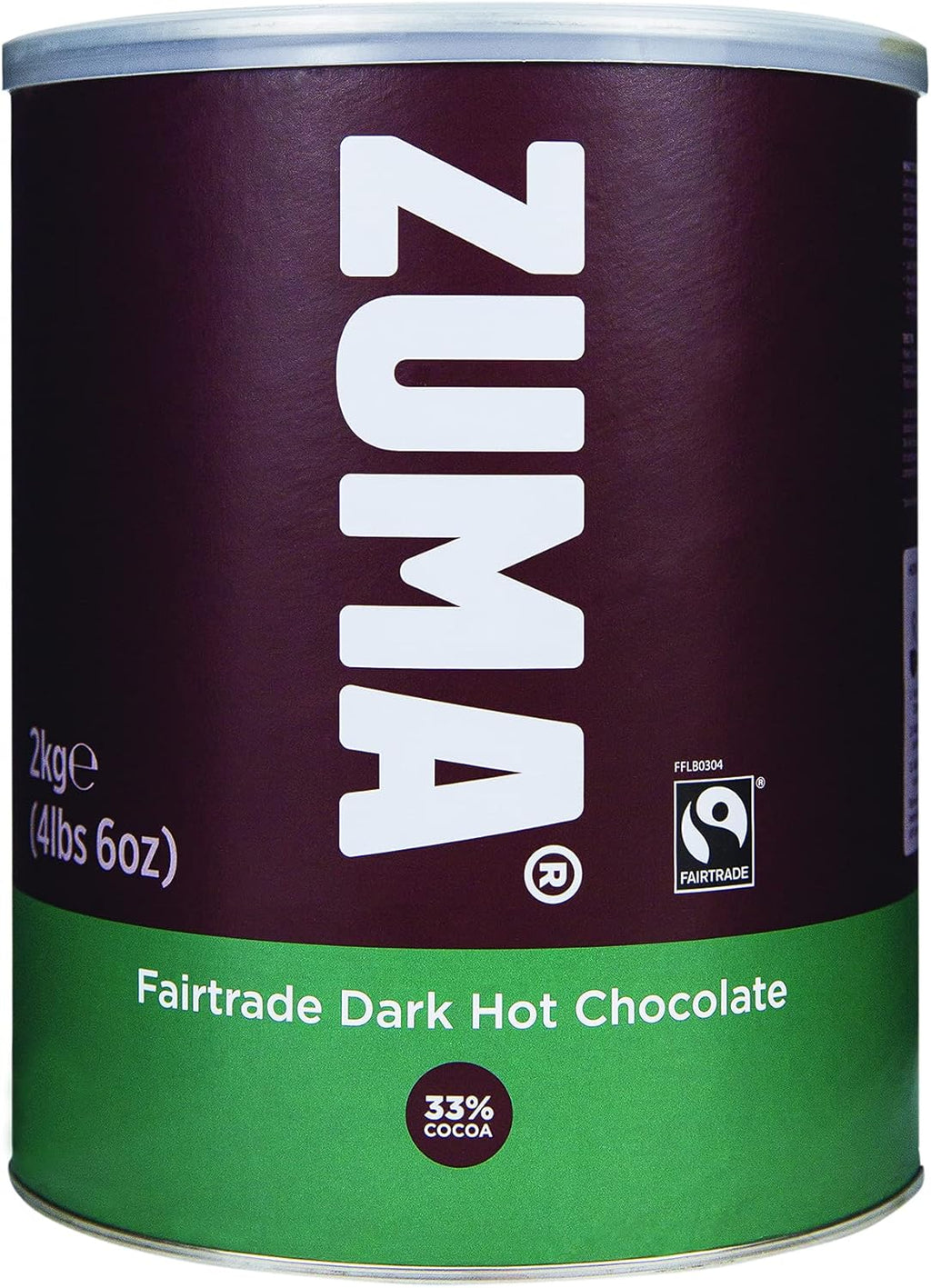 ZUMA - DARK HOT CHOCOLATE FAIRTRADE BOITE 2KG