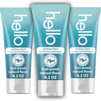 Hello Smiling Shark Fluoride Free Kids Toothpaste, Natural Fruit Punch, 4.2 Oz Tube (Pack of 3)