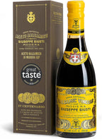 Giusti Balsamic Vinegar of Modena IGP – Extra Thick & Rich Aceto Balsamico di Modena, Matured in Traditional Aging Casks - 4 Gold Medals, Made in Italy, In Gift Box - 8.45 fl oz (250 ml) -Pack of 1