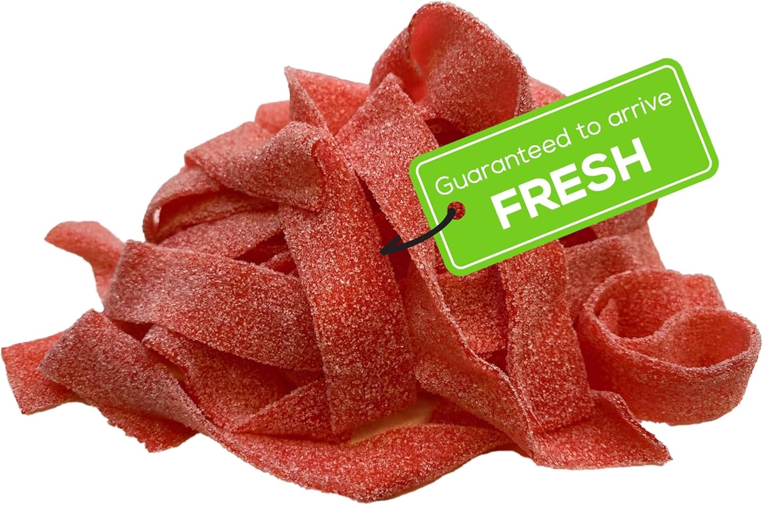 US Sweets Strawberry Sour Belts - Sweet & Sour Gummy Candy Belts | Gourmet Candy Treat | Delicious Gift | Handmade in Small Batches | Guaranteed to Arrive Fresh