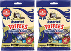 Walkers' Nonsuch Assorted English Toffees & Chocolate Éclairs – British Candy Mix with English Creamy Toffee, Milk & Dark Chocolate Covered, Banana Split & Eclairs – 5.29 Oz (Pack of 2)