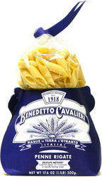 Benedetto Cavalieri Penne Rigate, 17.6-Ounce Bags (Pack of 2)